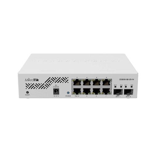 MikroTik CSS610 8G 2S Plus IN Desktop Switch price in hyderabad, telangana, nellore, vizag, bangalore