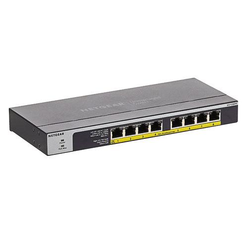 Netgear GS108PP 8 Port PoE Gigabit Desktop Switch price in hyderabad, telangana, nellore, vizag, bangalore